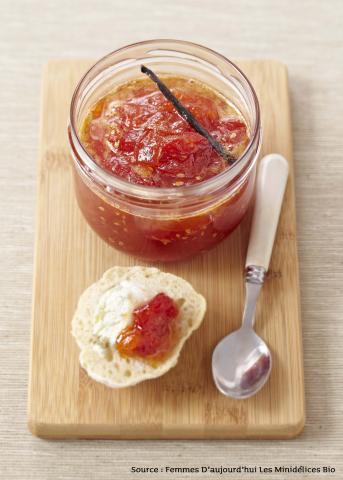 Confiture de tomates rouges