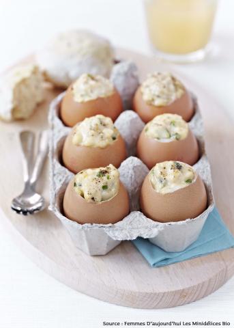 Oeufs brouillés à l'oseille