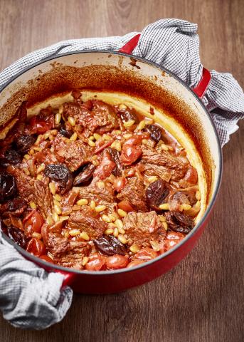 Tajine de boeuf aux pruneaux