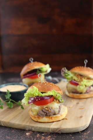 Burger maison à la Tomme de Stavelot