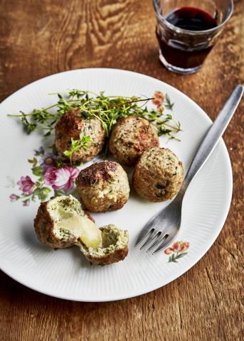 Croquettes de dinde farcies au Sarté