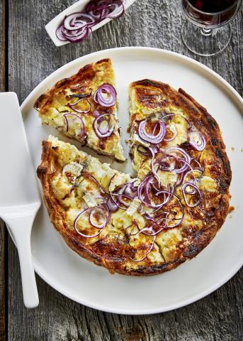 Tarte au chou-fleur et au Carré de Liège