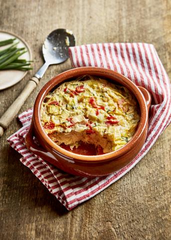 Clafoutis de poireaux au Patou