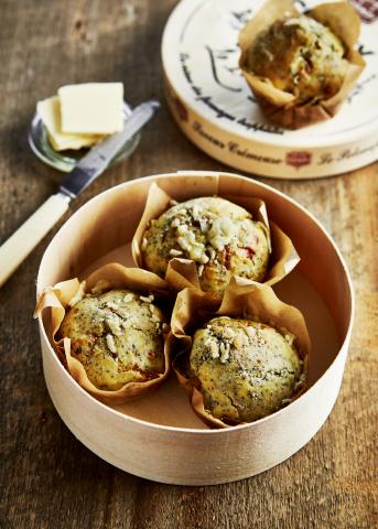 Muffins à l'Ardenner bio râpé et au pavot