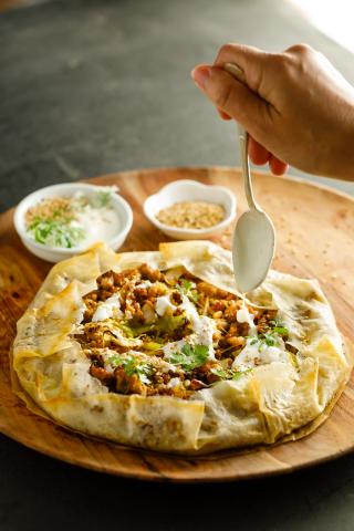 Tourte aux poireaux en pâte croustillante