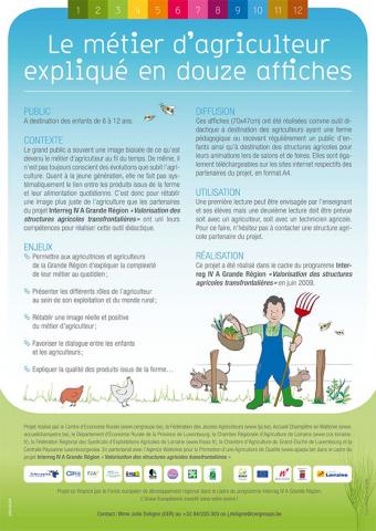 Le métier d'agriculteur expliqué en douze affiches