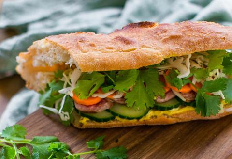 Sandwich banh mi au bœuf