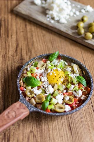 Chakchouka au bœuf et aux légumes de saison