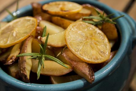 Pommes de terre au citron à la grecque