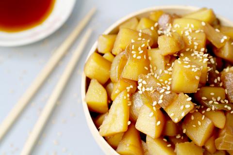 Pommes de terre braisées à la coréenne