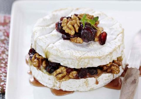 Fromage farci aux airelles