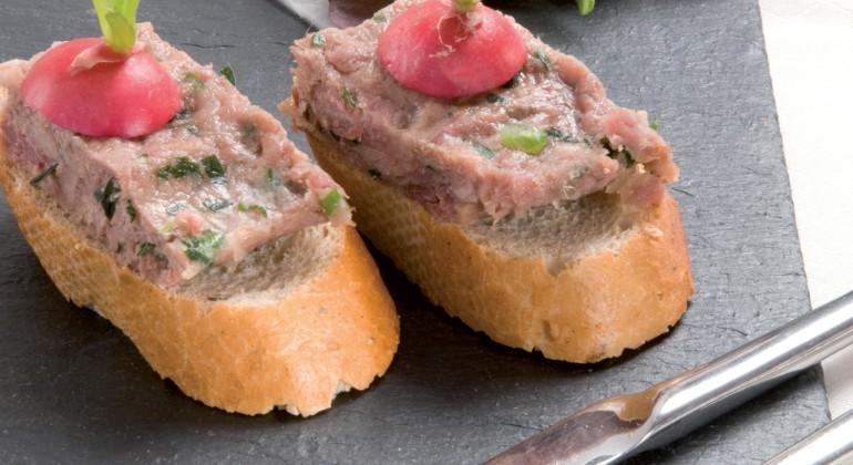 Bruschetta de baguette