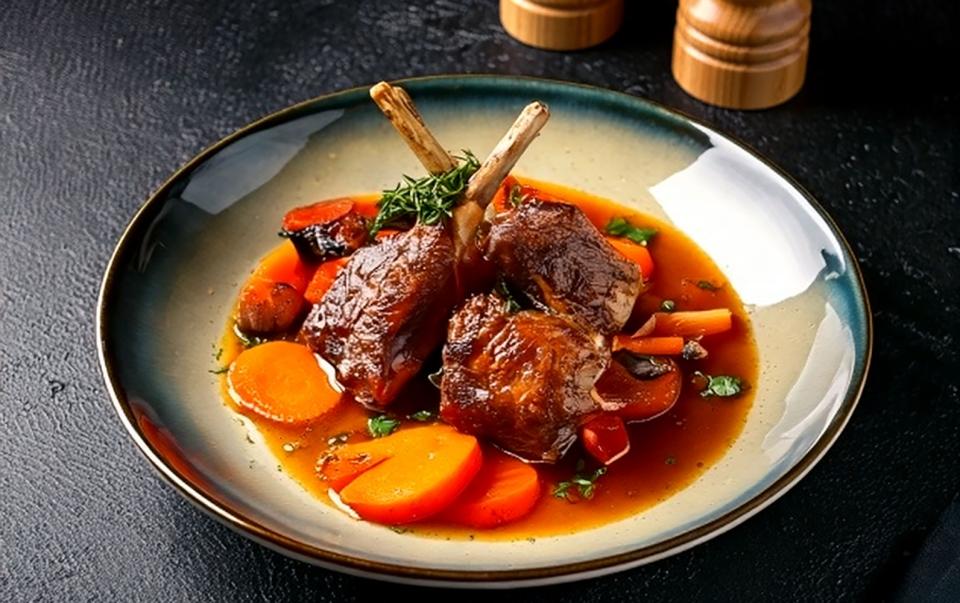 Souris d’agneau caramélisées