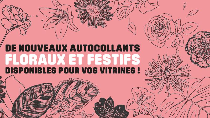 Autocollants fleuristes 2023