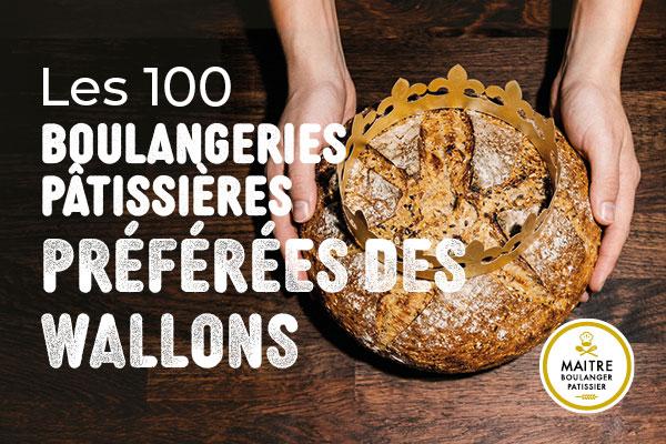 Découvrez les 100 boulangeries-pâtisseries préférées de Wallonie